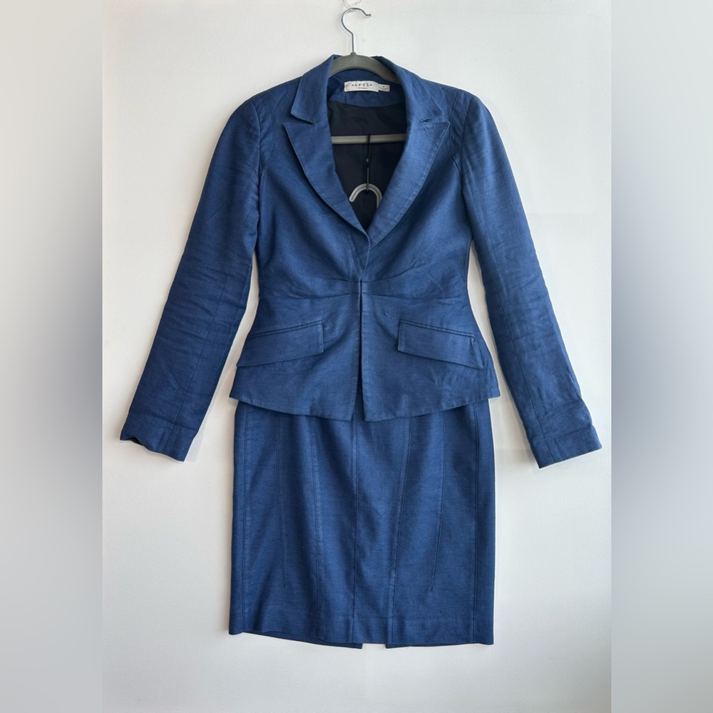Iris Setlakwe, blazer and skirt suit ensemble, XS